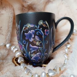 Noc Świętojańska kubek wewnętrznego światła świetliki rękodzieło