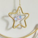 Zawieszka na ścianę księżyc | Boho dekoracja - 