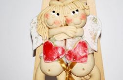 Dwa serca - zakochane anioły
