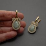 kolczyki sutasz z amazonitami - 