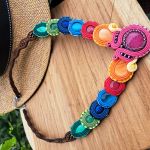 Naszyjnik sutasz Spirit of Summer kolorowy  - Soutage