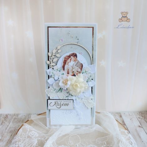 Kartka ślubna pamiątka "RomanticLove" GOTOWA