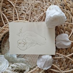 Kartka z poezją "Przytulona"