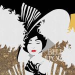 “Dama w kapeluszu”, autorski plakat A3, sygnowany - pełna grafika