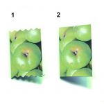 Breloczek Zielone Jabłuszko z torebeczką - karneciki zielone jabłuszko