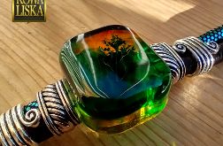 Noc Cudów - bransoleta z żywicy