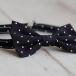 Mucha chłopięca - Czarna w kropeczki - 