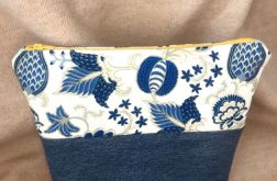 Kosmetyczka materiałowa solidna, stylowa ,praktyczna,jeans