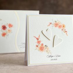 Kartka ślubna z pudełkiem i kopertą WA 51C