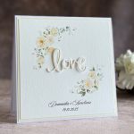 Kartka ślubna w ozdobnej kopercie WP 132c - Kartka ślubna w ozdobnej kopercie