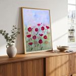 Oryginalna akwarela. Maki 23x31cm - 