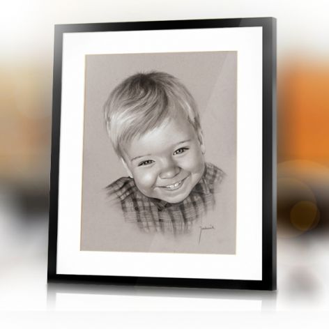 Portret chłopca ze zdjęcia na zamówienie