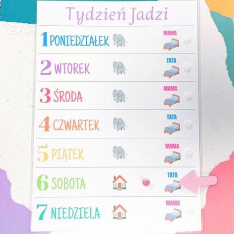 Personalizowany kalendarz dla dziecka. Materiał edukacyjny