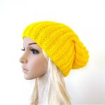 żółta czapka unisex - 
