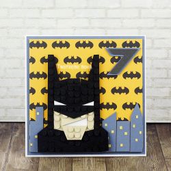 Kartka urodzinowa - Batman Lego