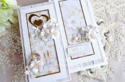 Ślubna kartka w pudełku 1042