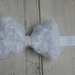 Retro opaska niemowlęca - Retro kokarda - 