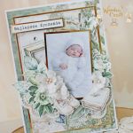 Kartka na chrzest ze zdjęciem "Cherished 2" - 