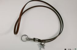 Smycz do kluczy pies stal szlachetna