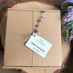 Lawendowy bukiet woreczek i mydło prezent - zestaw upominkowy