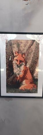 Obrazek diamentowy 20x30cm LISEK