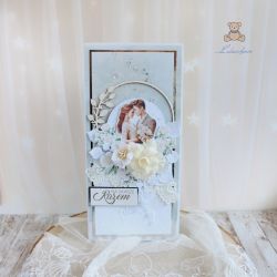 Kartka ślubna pamiątka "RomanticLove" GOTOWA