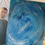 Obraz abstrakcja 100x150 Echo Podświadomości  - 