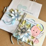 042,Kartka w pudełku na chrzest w pudełku z torebką - 042,Kartka w pudełku na chrzest w pudełku z torebką