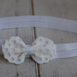 Opaska niemowlęca  - Mała kokardka - 