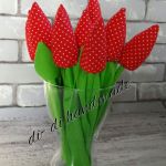 Tulipany szyte - 