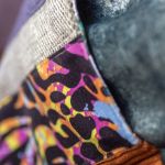 Kolorowy workoplecak z kieszeniami patchwork - 