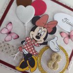 Personalizowana kartka urodzinowa Minnie - Personalizowana kartka urodzinowa Minnie