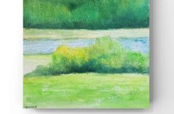 Pejzaż 1-akwarela 15/15 cm
