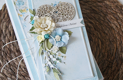 Kartka ślubna w pudełku v.17