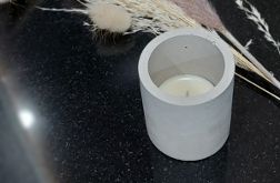 Świecznik na tealighty z betonu MR handmade tuba