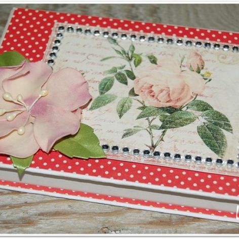 Hogisowy notesik z różą