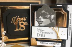 Kartka w pudełku z kopertą! 18 lat! Dziewczyna!