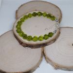 Peridot... Bransoletka z naturalnego peridotu "Bea" - Bransoletka na każdą okazję