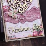Kocham Cię - ażurowe serduszko - Serce - detal II