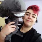 Xenomorph obcy maskotka handmade - Z twórcą