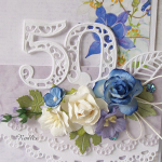 Kartka urodzinowa "50" - 50b