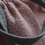 Różowo-szara plecakotorba 2w1 baranek - 