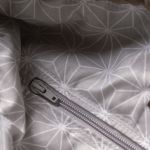 Torba welurowa handmade UNIKAT – unikatowa torba dla mamy z mocowaniami do wózka - 