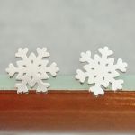 Kolczyki Śnieżynki Srebro 925 - 925