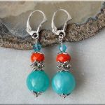 słoneczna laguna - kolczyki 2