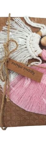 Aniołek Makrama Handmade – Unikalna Ozdoba Świąteczna 