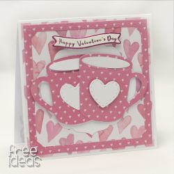 Zakochane kubki - Walentynka  KW1920