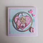 Kartka na urodziny Barbie serce - Kartka na urodziny Barbie serce
