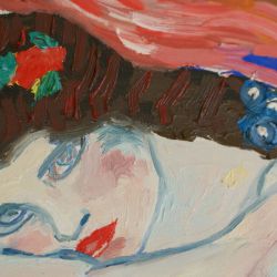 duży Obraz ręcznie malowany G. Klimt dziewica