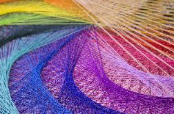 "Spirala Energii” - obraz String-art